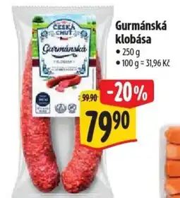 Albert Gurmánská klobása nabídka