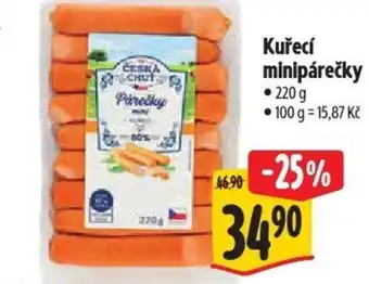 Albert Kuřecí minipárečky nabídka
