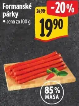 Albert Formanské párky nabídka