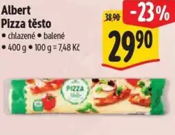 Albert Albert Pizza těsto nabídka