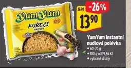 Albert Yum Yum Instantní nudlová polévka nabídka