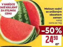 Billa Meloun vodní se sníženým obsahem semen volný cena za nabídka