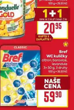 Billa Bref WC kuličky nabídka