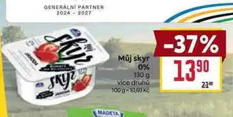 Billa Můj skyr 0% nabídka