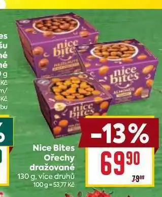 Billa Nice Bites Ořechy dražované nabídka
