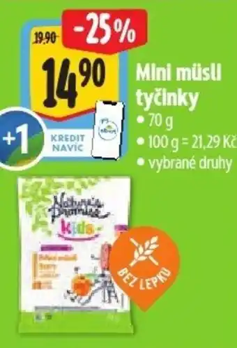 Albert Mini müsli tyčinky nabídka