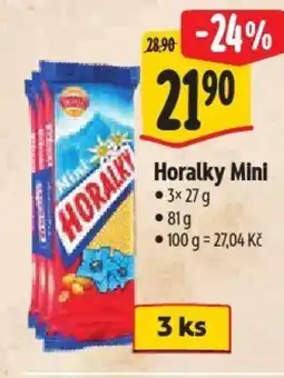 Albert Horalky Mini nabídka