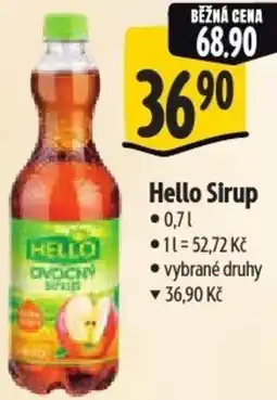 Albert Hello Sirup nabídka