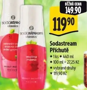 Albert Sodastream Příchutě nabídka