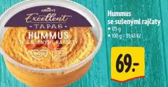 Albert Hummus se sušenými rajčaty nabídka