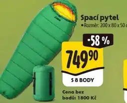Albert Spací pytel nabídka