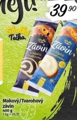 Coop Makový/Tvarohový závin nabídka