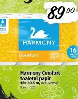 Coop Harmony Comfort toaletní papír nabídka