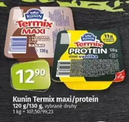 Coop Kunín Termix maxi/protein nabídka