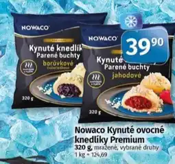 Coop Nowaco Kynuté ovocné knedlíky Premium nabídka