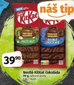 Coop Nestlé KitKat čokoláda nabídka