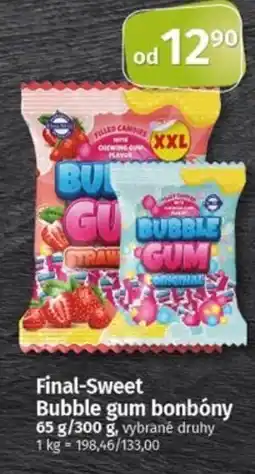 Coop Final-Sweet Bubble gum bonbóny nabídka