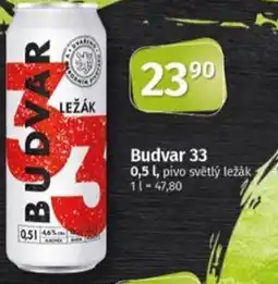 Coop Budvar 33 nabídka