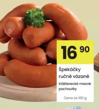 Špekáčky ručně vázané