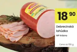 Kubík potraviny Debrecínská lahůdka nabídka