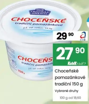 Choceňské pomazánkové tradiční