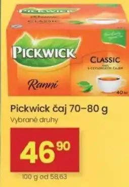 Kubík potraviny Pickwick čaj nabídka