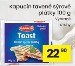Kubík potraviny Kapucín tavené sýrové plátky nabídka