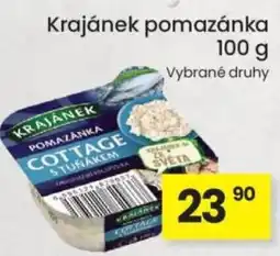 Kubík potraviny Krajánek pomazánka nabídka