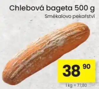 Kubík potraviny Chlebová bageta nabídka
