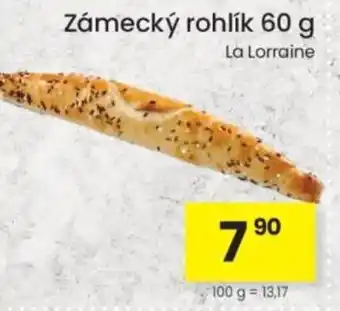 Kubík potraviny Zámecký rohlík nabídka
