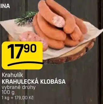 Flop Krahulík Krahulecká klobása nabídka
