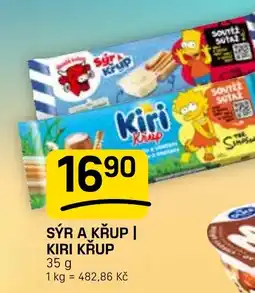 Flop Sýr a křup | kiri krup nabídka
