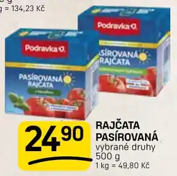 Flop Rajčata pasírovaná nabídka