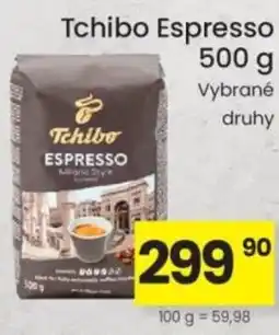 Kubík potraviny Tchibo Espresso nabídka