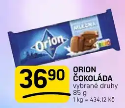 Flop Orion čokoláda nabídka