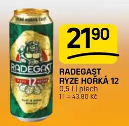 Flop Radegas radegast ryze hořká 12 nabídka