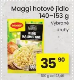 Kubík potraviny Maggi hotové jídlo nabídka