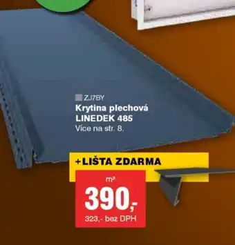 Krytina plechová LINEDEK 485