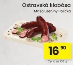 Kubík potraviny Ostravská klobása nabídka