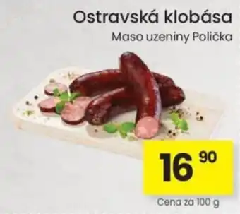 Kubík potraviny Ostravská klobása nabídka