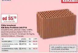DEK Cihla broušená KM Beta Profiblok 240 P10 nabídka