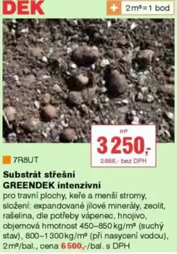DEK Substrát střešní GREENDEK intenzivní nabídka