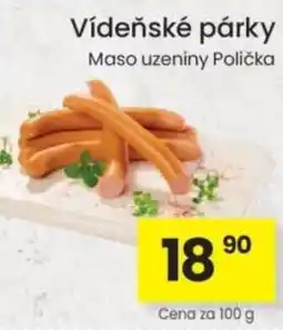 Kubík potraviny Vídeňské párky nabídka