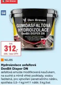 DEK Hydroizolace asfaltová DenBit Disper DN nabídka
