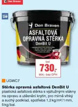 DEK Stěrka opravná asfaltová DenBit U nabídka