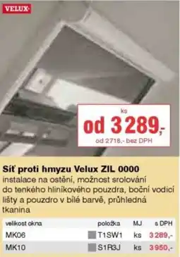 DEK Síť proti hmyzu Velux ZIL 0000 nabídka