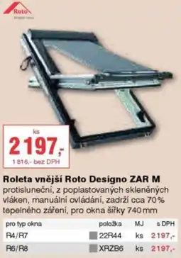 DEK Roleta vnější Roto Designo ZAR M nabídka