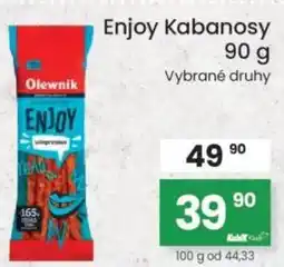 Kubík potraviny Enjoy Kabanosy nabídka