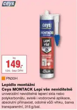 DEK Lepidlo montážní Ceys MONTACK Lepí vše neviditelně nabídka
