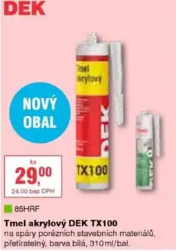 DEK Tmel akrylový DEK TX100 nabídka
